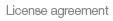 License agreement